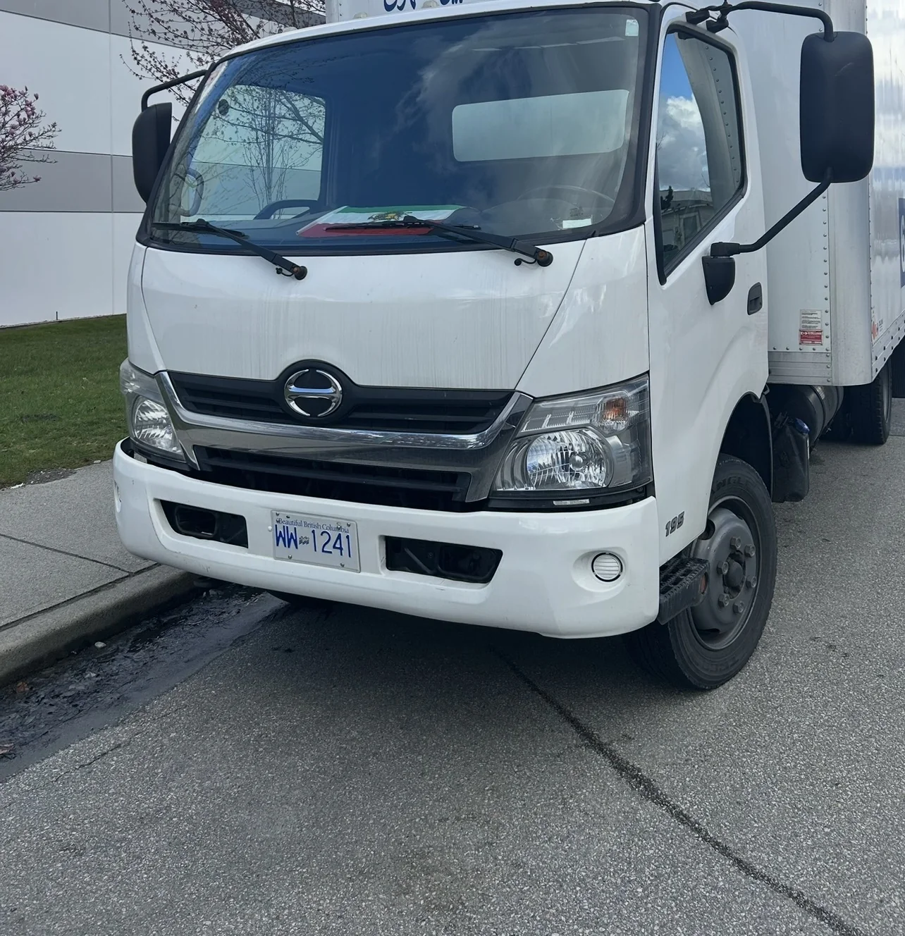 Easy & Fast Movers truck parked in Vancouver